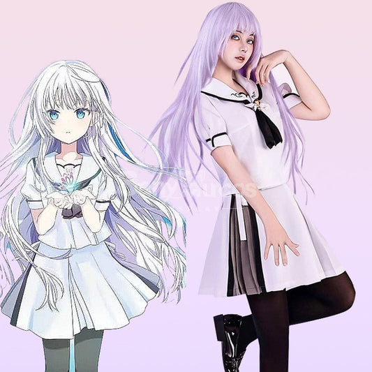 【In Stock】Game Summer Pockets Cosplay Naruse Shiroha&Sorakado Ao Cosplay Costume Cosplay Costumes 1000