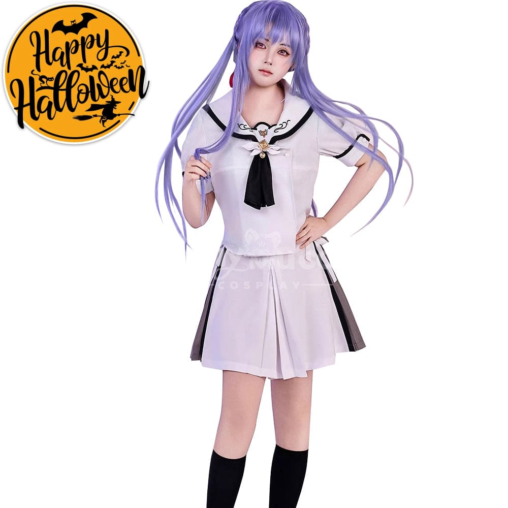 【In Stock】Game Summer Pockets Cosplay Naruse Shiroha&Sorakado Ao Cosplay Costume Cosplay Costumes