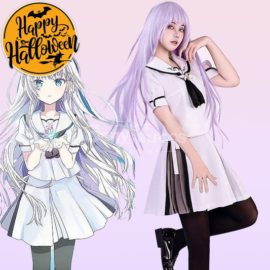 【In Stock】Game Summer Pockets Cosplay Naruse Shiroha&Sorakado Ao Cosplay Costume Cosplay Costumes 1000
