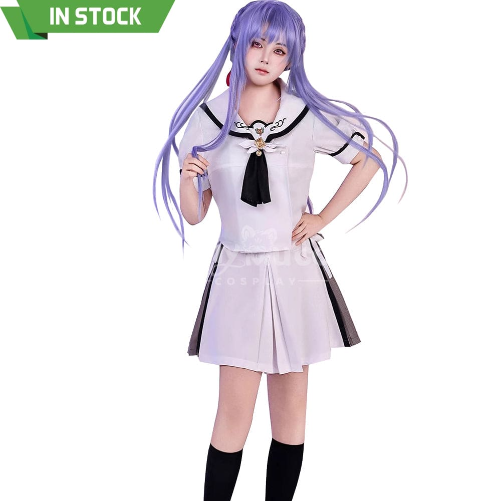 【In Stock】Game Summer Pockets Cosplay Naruse Shiroha&Sorakado Ao Cosplay Costume Cosplay Costumes