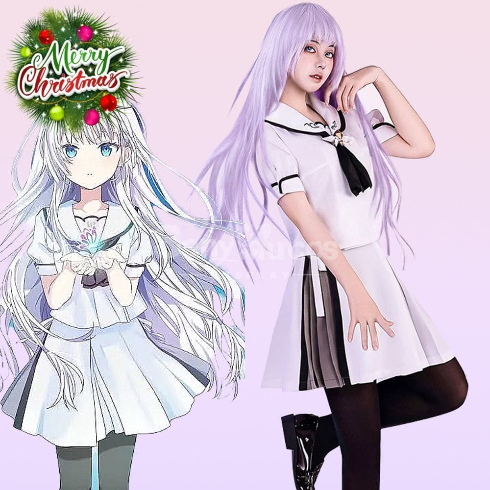 【In Stock】Game Summer Pockets Cosplay Naruse Shiroha&Sorakado Ao Cosplay Costume Cosplay Costumes