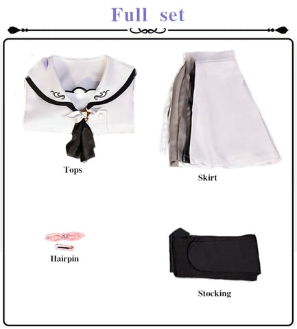 【In Stock】Game Summer Pockets Cosplay Naruse Shiroha&Sorakado Ao Cosplay Costume Naruse Shiroha / S Cosplay Costumes