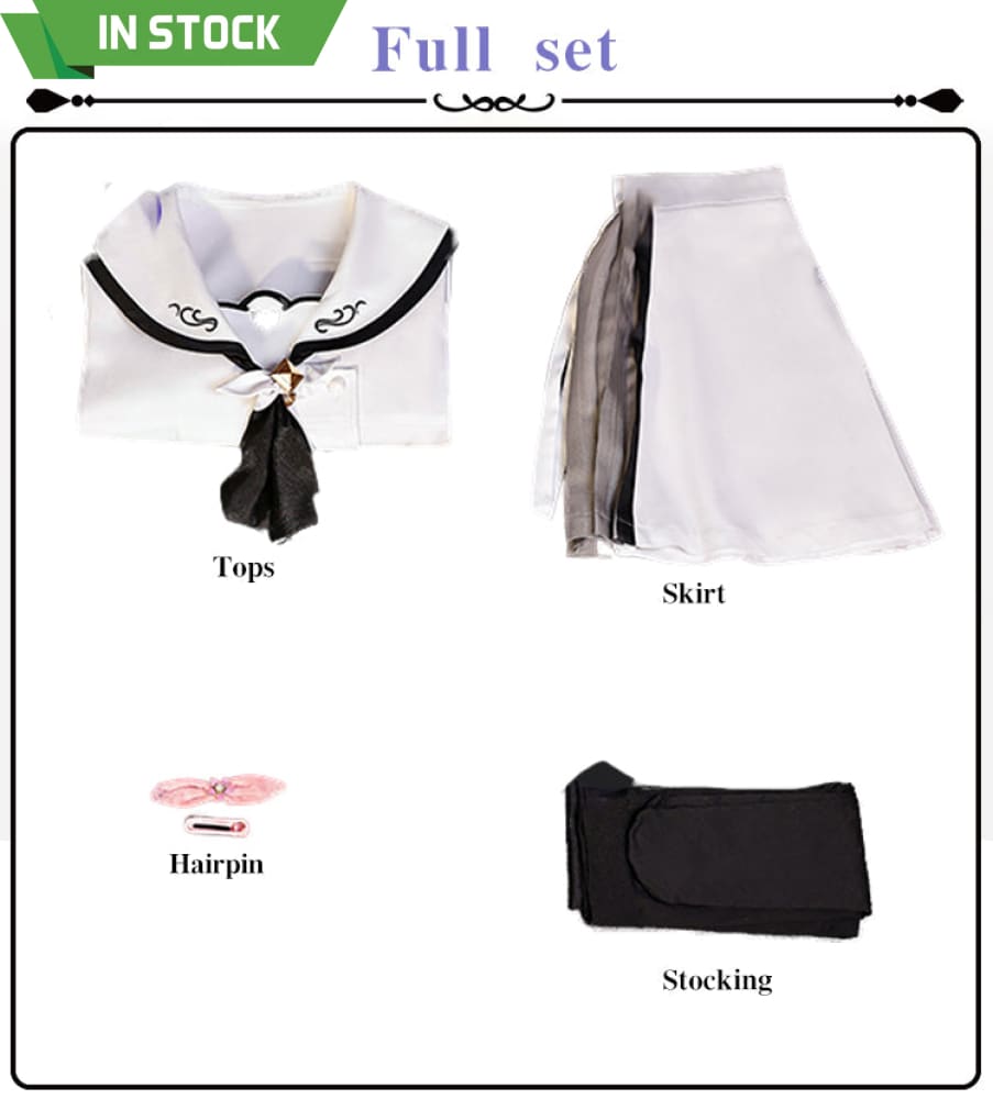 【In Stock】Game Summer Pockets Cosplay Naruse Shiroha&Sorakado Ao Cosplay Costume Naruse Shiroha / S Cosplay Costumes