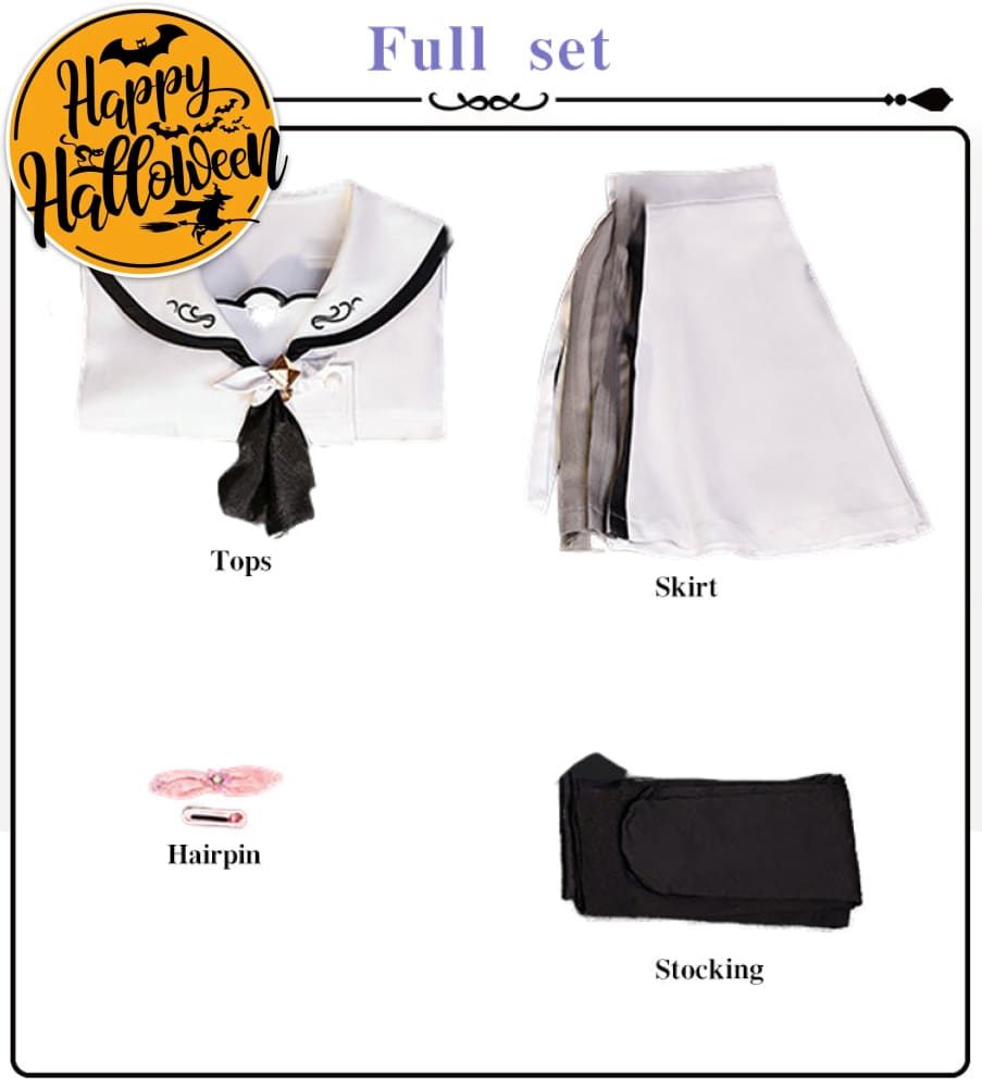 【In Stock】Game Summer Pockets Cosplay Naruse Shiroha&Sorakado Ao Cosplay Costume Naruse Shiroha / S Cosplay Costumes