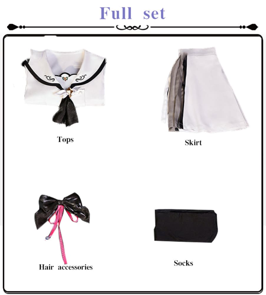 【In Stock】Game Summer Pockets Cosplay Naruse Shiroha&Sorakado Ao Cosplay Costume Sorakado Ao / S Cosplay Costumes