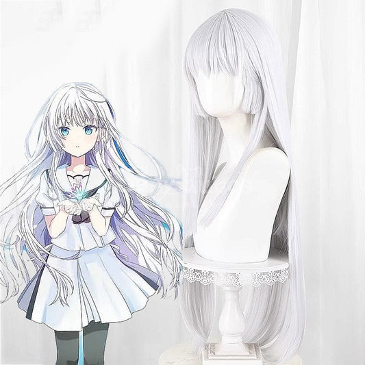 【In Stock】Game Summer Pockets Cosplay Naruse Shiroha Cosplay Costume Cosplay Wigs 1000