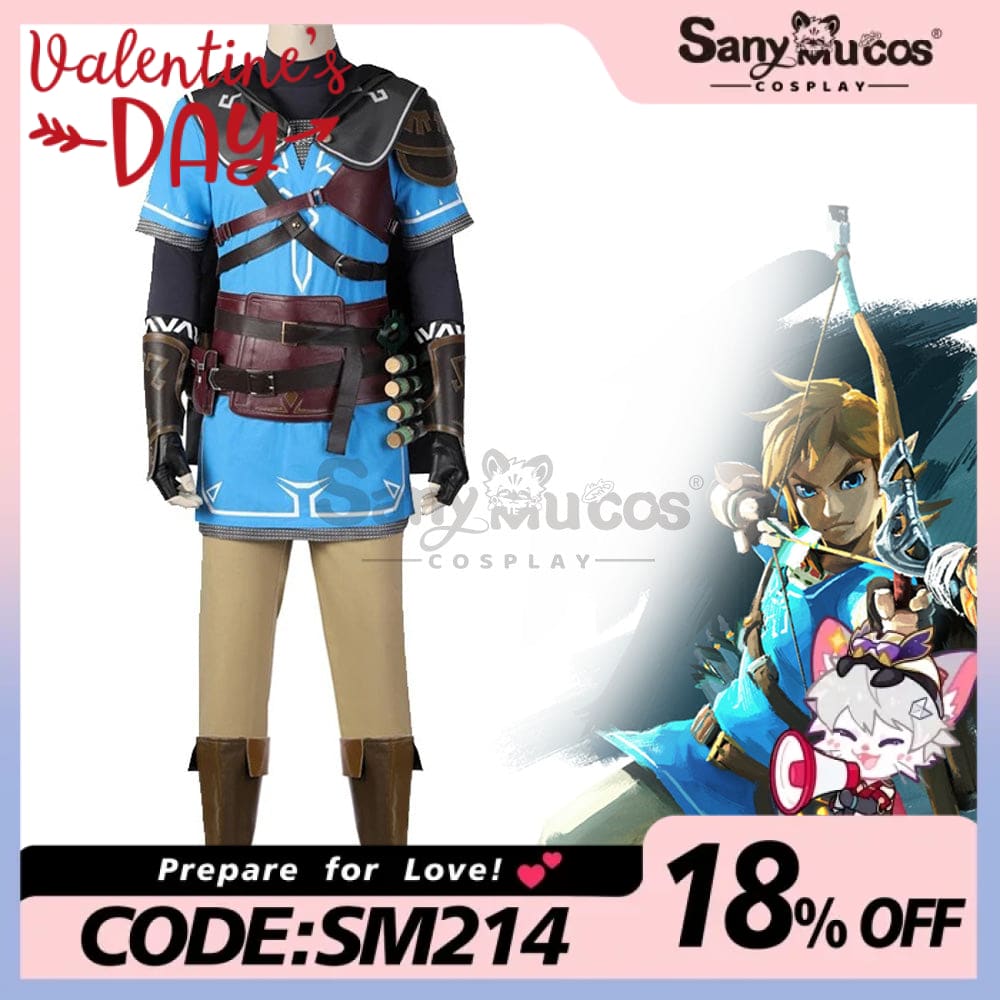 【In Stock】Game The Legend Of Zelda Cosplay Link Costume Costumes