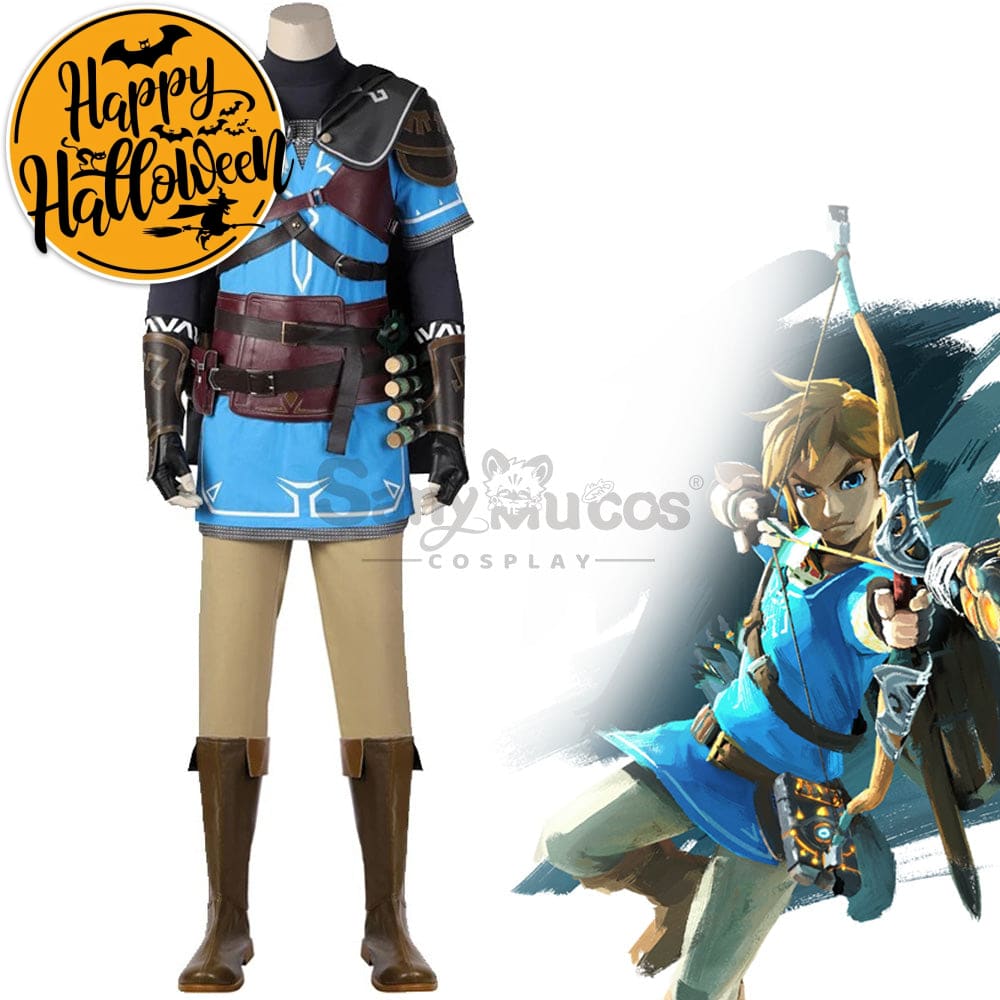 【In Stock】Game The Legend Of Zelda Cosplay Link Costume Costumes