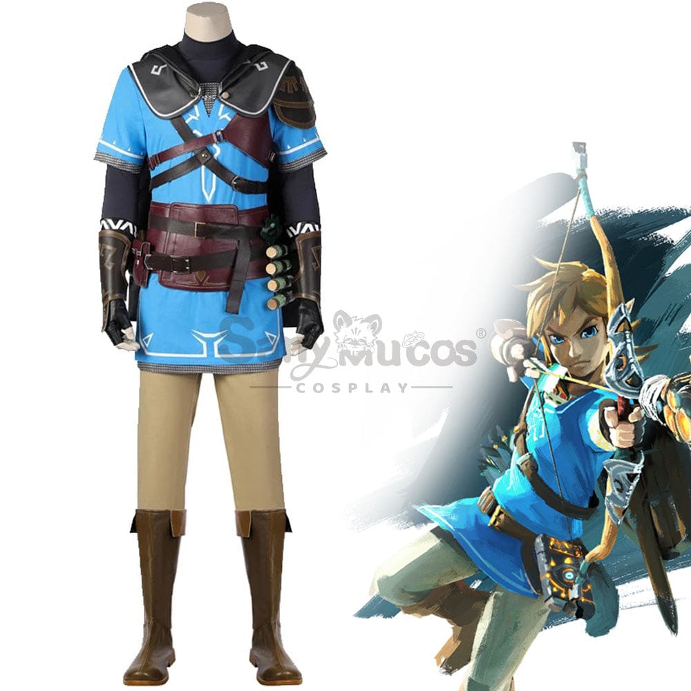 【In Stock】Game The Legend Of Zelda Cosplay Link Costume Costumes