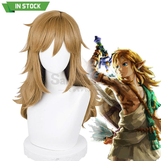 【In Stock】Game The Legend Of Zelda Cosplay Link Long Wig Wigs 1000