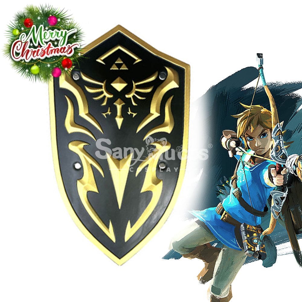 【In Stock】Game The Legend Of Zelda Cosplay Link Royal Shield Prop