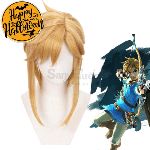 【In Stock】Game The Legend Of Zelda Cosplay Link Short Wig Wigs