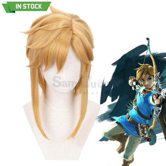 【In Stock】Game The Legend Of Zelda Cosplay Link Short Wig Wigs 1000