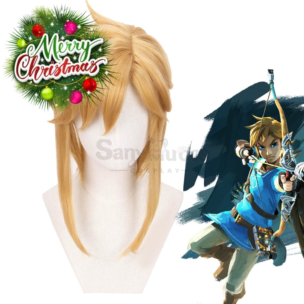 【In Stock】Game The Legend Of Zelda Cosplay Link Short Wig Wigs