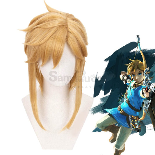 【In Stock】Game The Legend Of Zelda Cosplay Link Short Wig Wigs 1000