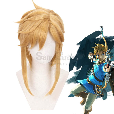 【In Stock】Game The Legend Of Zelda Cosplay Link Short Wig Wigs