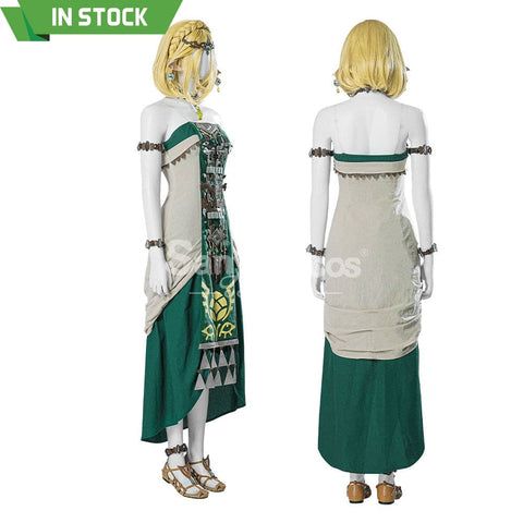 【In Stock】Game The Legend Of Zelda Cosplay Princess Costume Costumes