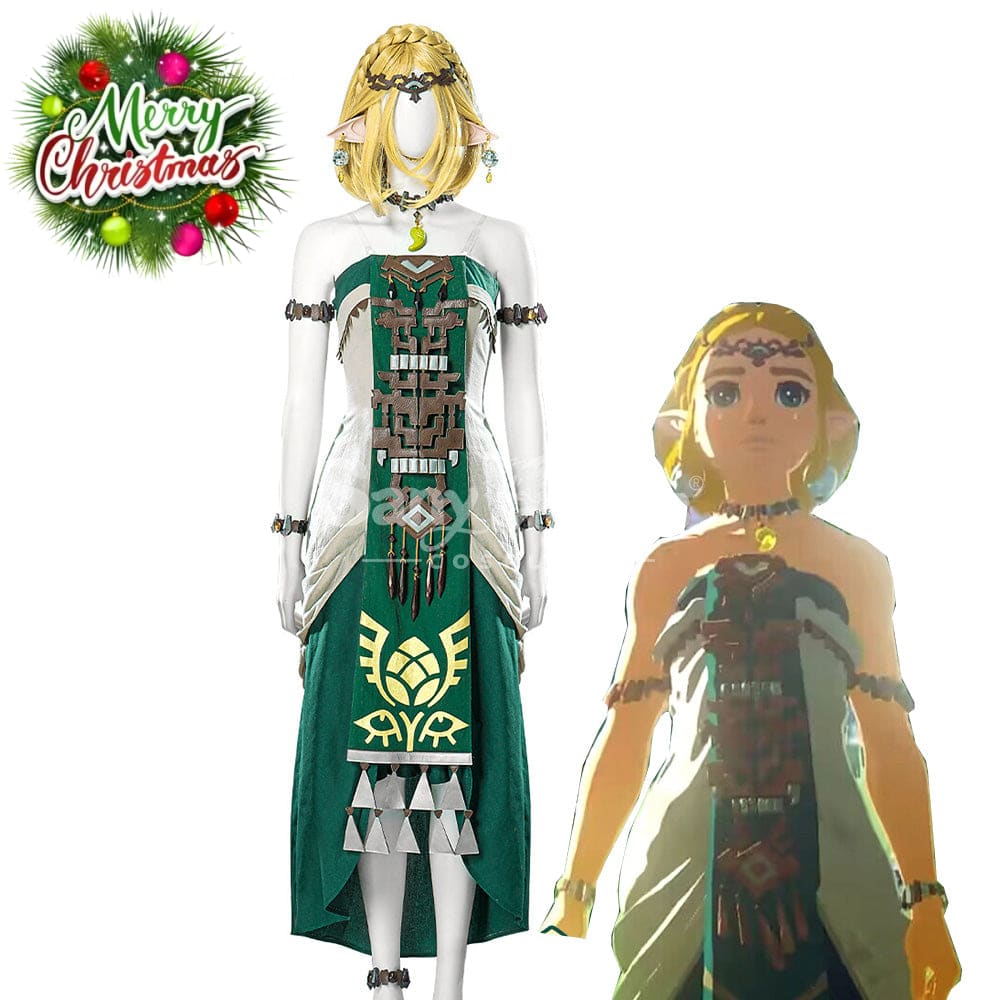 【In Stock】Game The Legend Of Zelda Cosplay Princess Costume Costumes