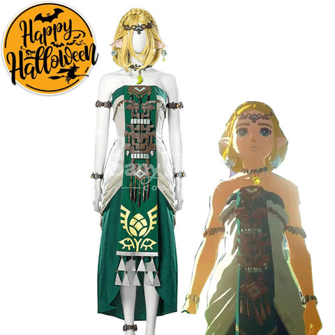 【In Stock】Game The Legend Of Zelda Cosplay Princess Costume Costumes