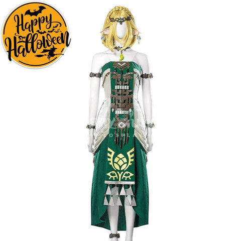【In Stock】Game The Legend Of Zelda Cosplay Princess Costume Costumes