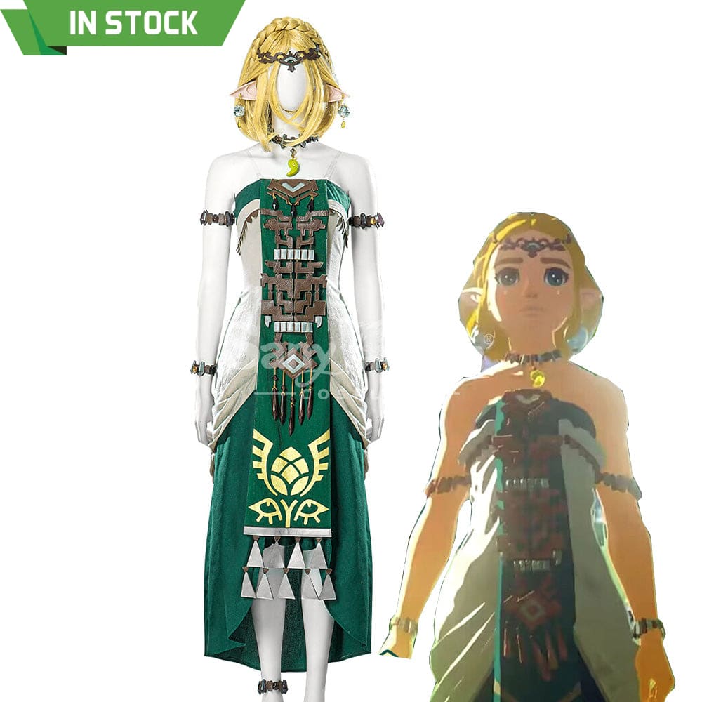 【In Stock】Game The Legend Of Zelda Cosplay Princess Costume Costumes