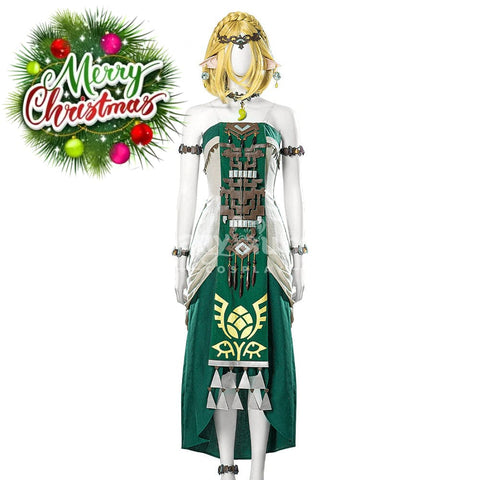 【In Stock】Game The Legend Of Zelda Cosplay Princess Costume Costumes