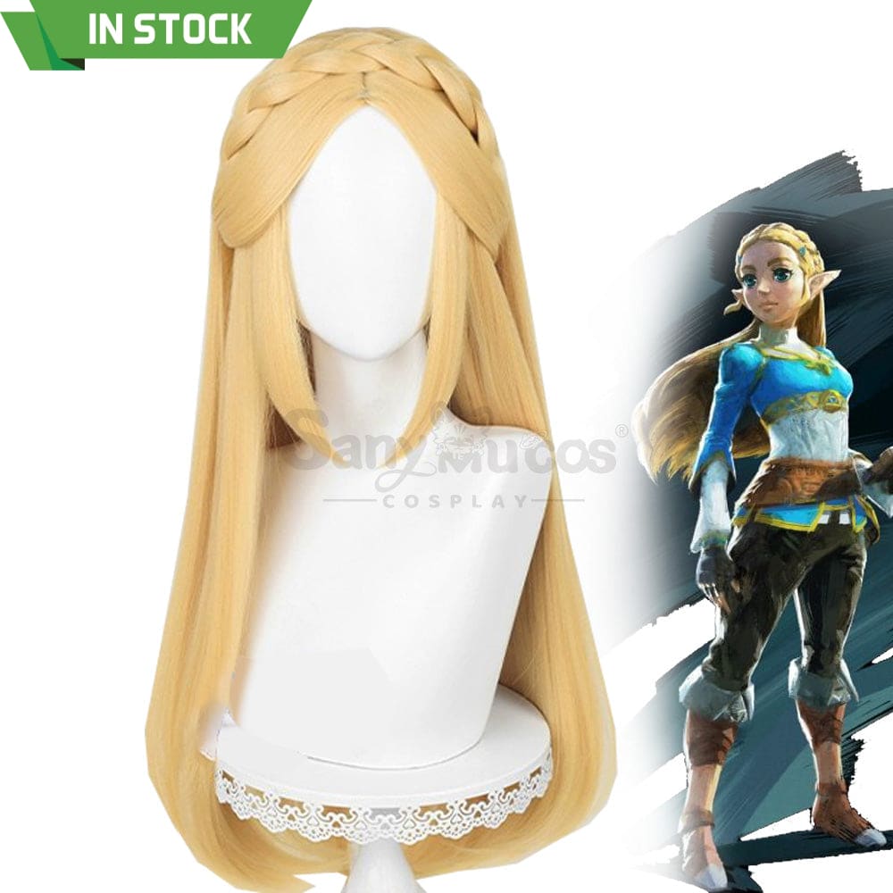 【In Stock】Game The Legend Of Zelda Cosplay Princess Long Wig Wigs