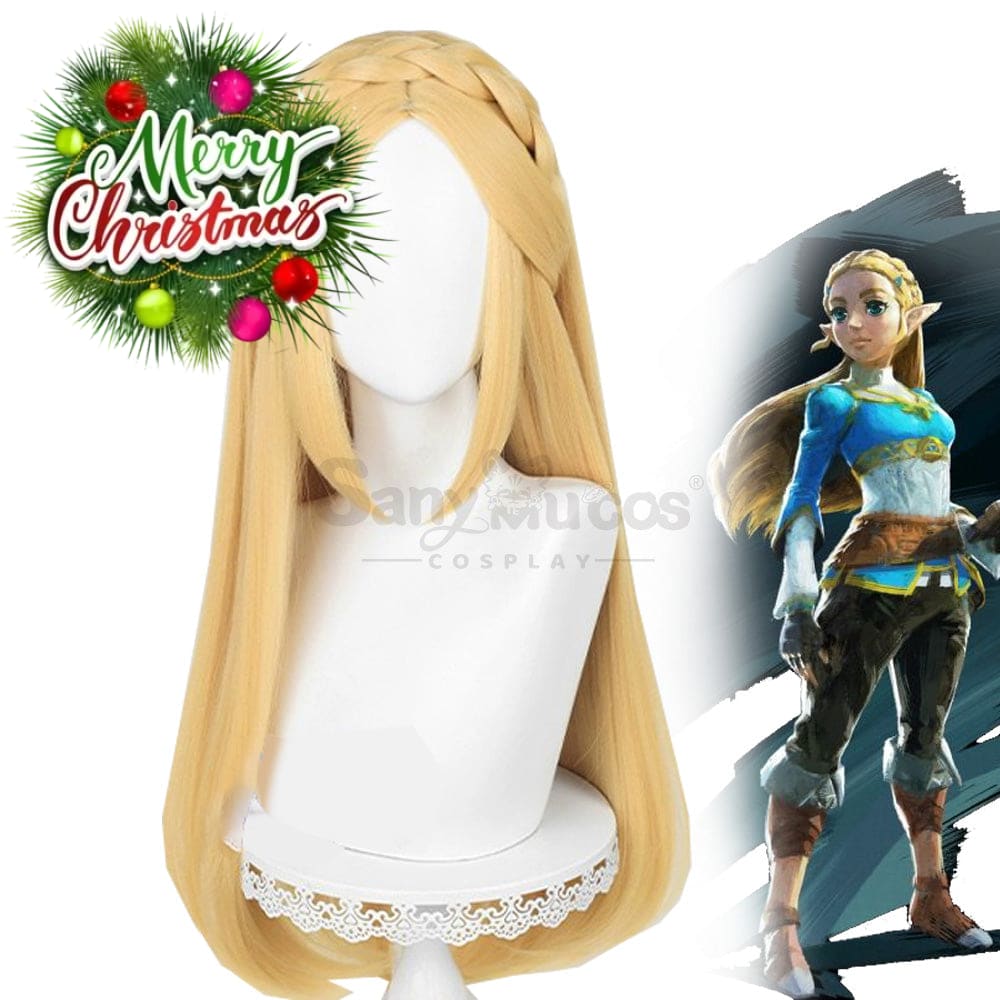 【In Stock】Game The Legend Of Zelda Cosplay Princess Long Wig Wigs