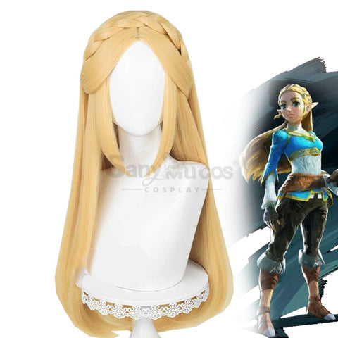 【In Stock】Game The Legend Of Zelda Cosplay Princess Long Wig Wigs