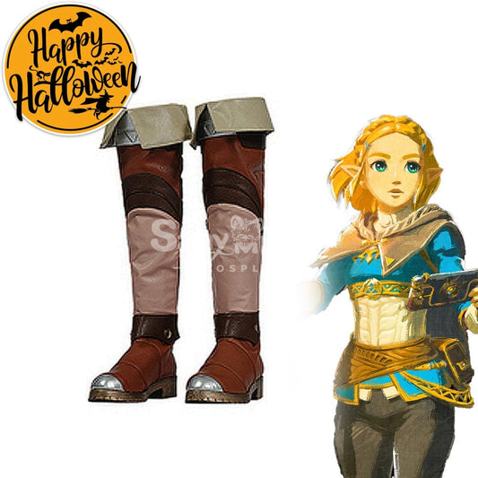 【In Stock】Game The Legend Of Zelda Cosplay Princess Shoes Boots 1000