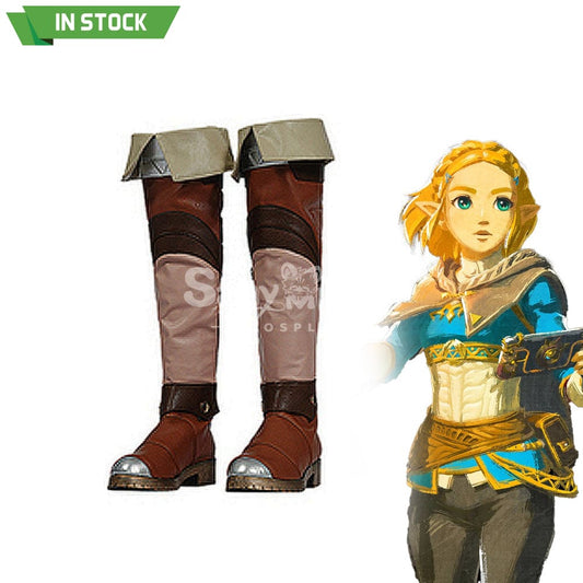 【In Stock】Game The Legend Of Zelda Cosplay Princess Shoes Boots 1000