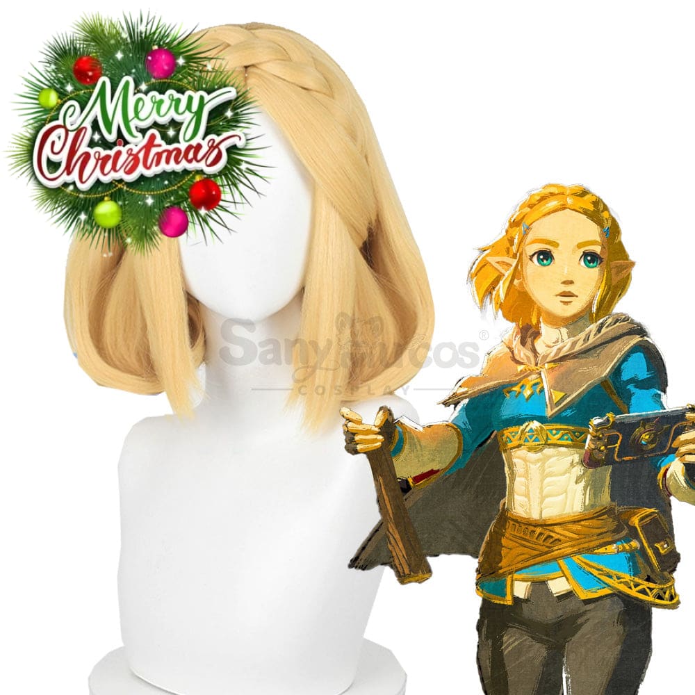 【In Stock】Game The Legend Of Zelda Cosplay Princess Short Wig Wigs