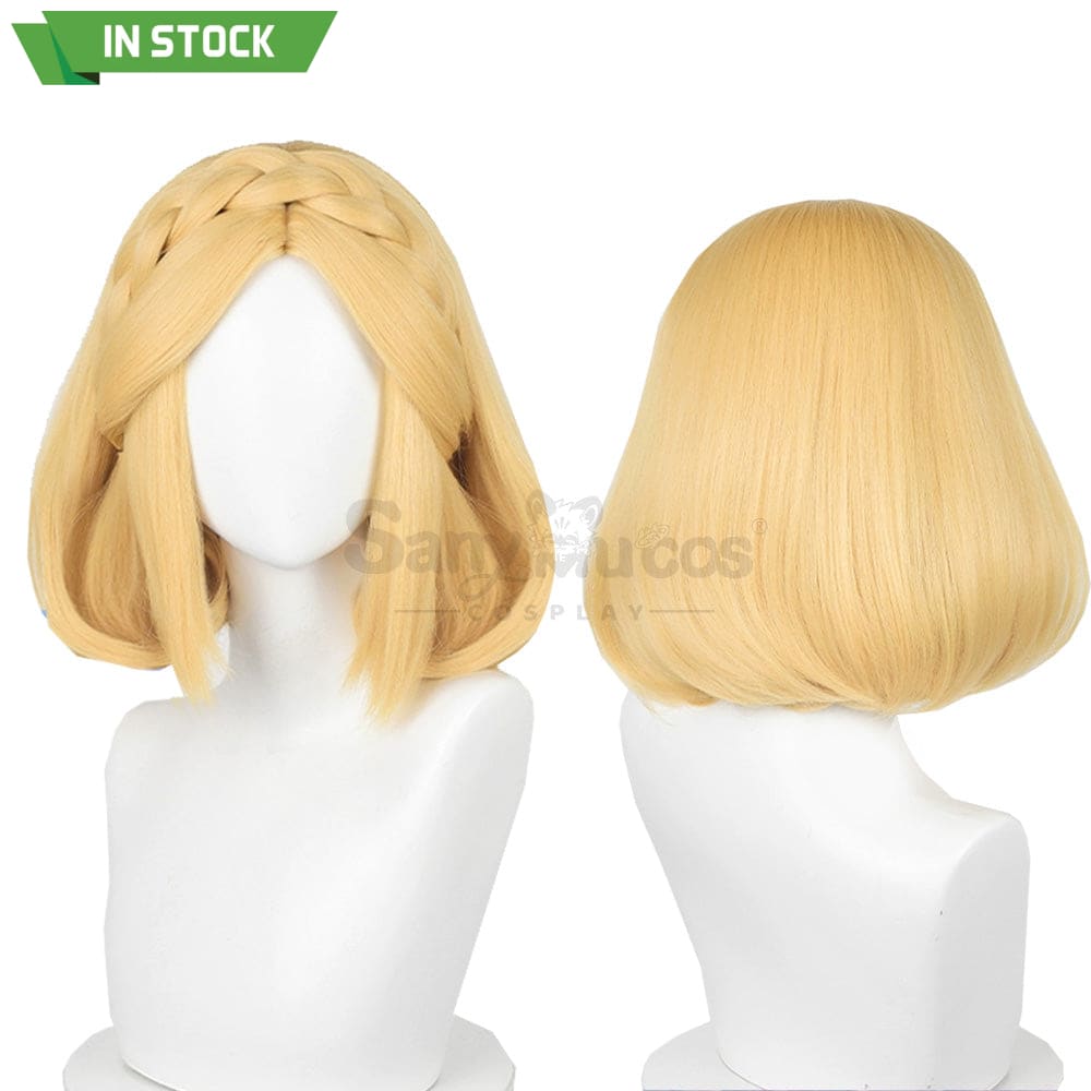 【In Stock】Game The Legend Of Zelda Cosplay Princess Short Wig Wigs