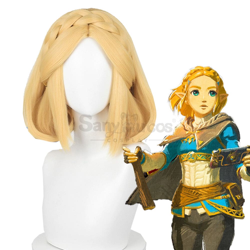 【In Stock】Game The Legend Of Zelda Cosplay Princess Short Wig Wigs
