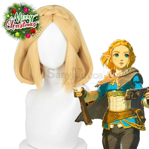 【In Stock】Game The Legend Of Zelda Cosplay Princess Short Wig Wigs