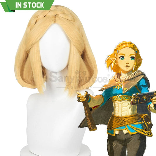 【In Stock】Game The Legend Of Zelda Cosplay Princess Short Wig Wigs 1000