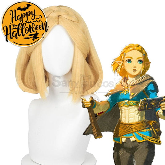 【In Stock】Game The Legend Of Zelda Cosplay Princess Short Wig Wigs 1000