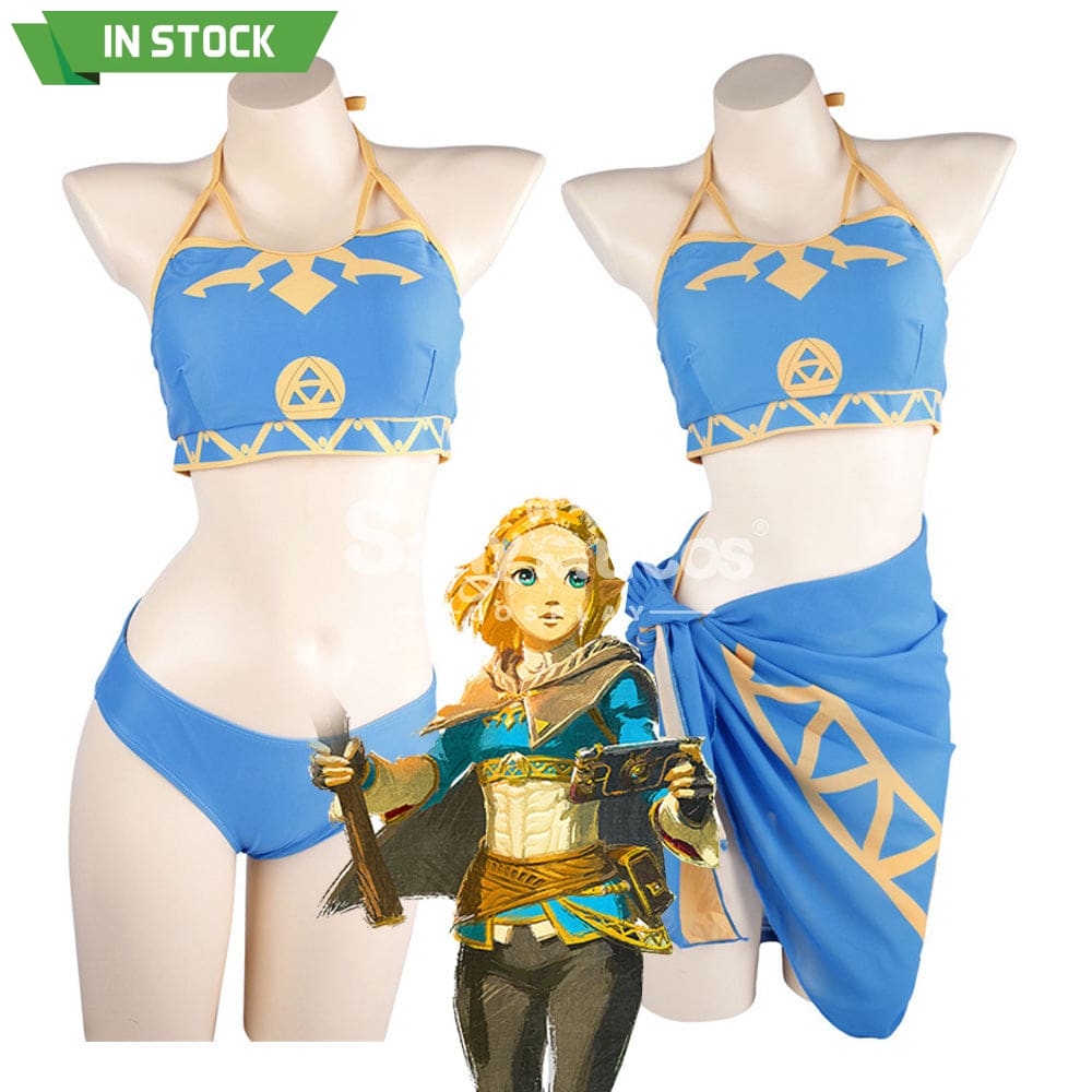 【In Stock】Game The Legend Of Zelda Cosplay Princess Swimsuit Costume Costumes