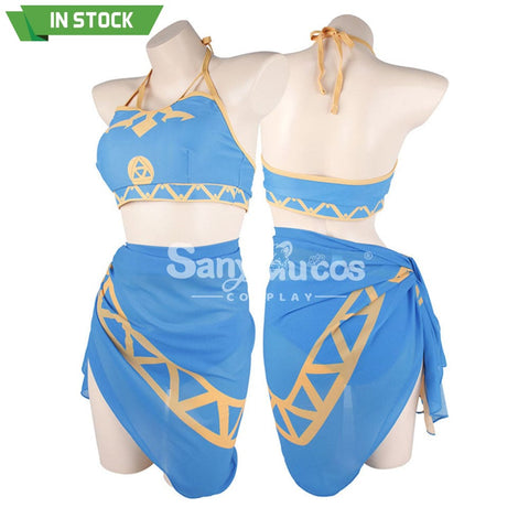 【In Stock】Game The Legend Of Zelda Cosplay Princess Swimsuit Costume Costumes