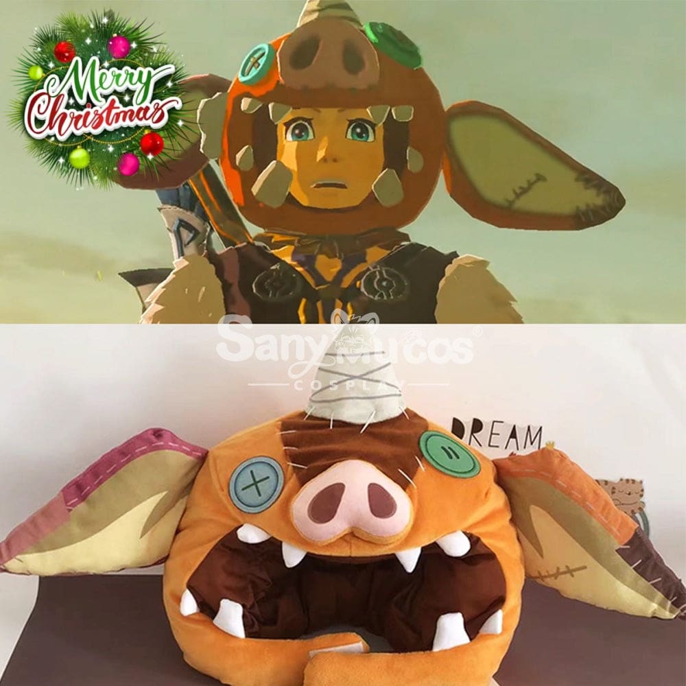 【In Stock】Game The Legend Of Zelda Link Bokoblin Hat Cosplay Prop