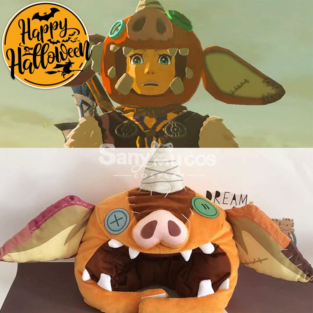 【In Stock】Game The Legend Of Zelda Link Bokoblin Hat Cosplay Prop