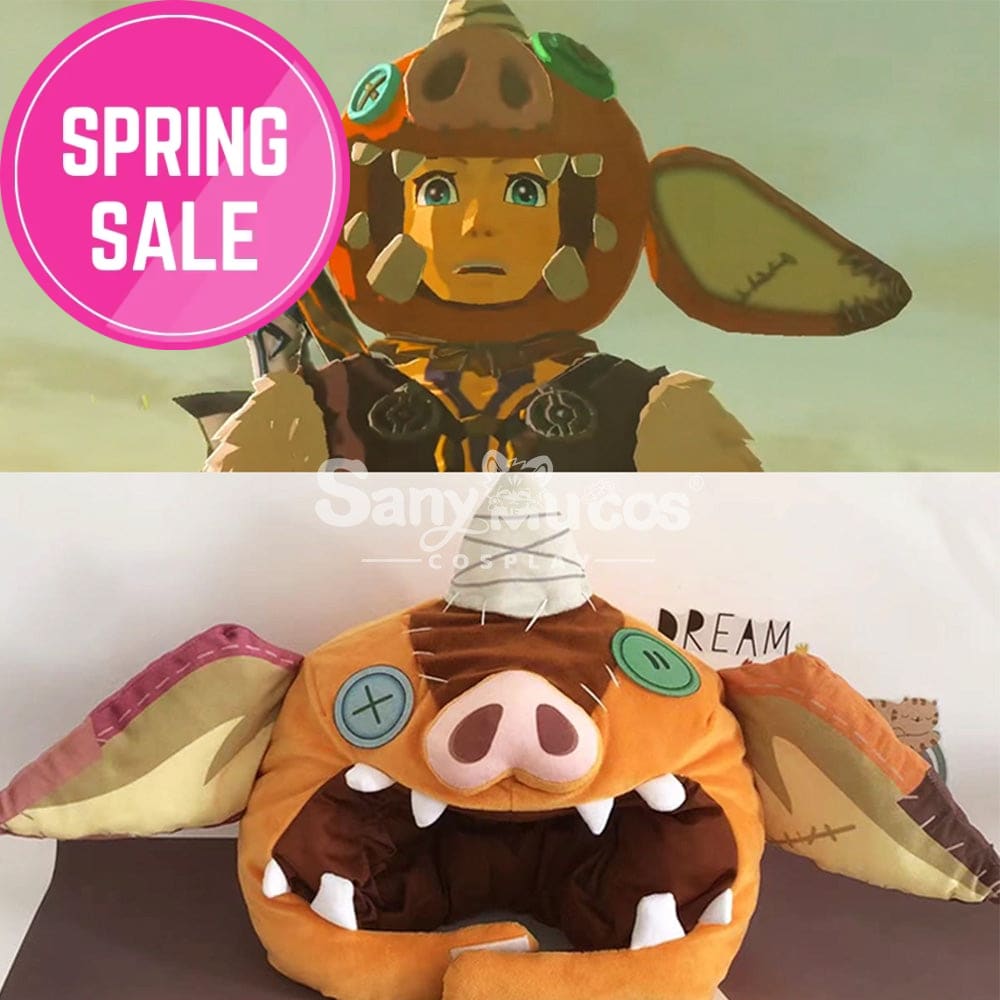 【In Stock】Game The Legend Of Zelda Link Bokoblin Hat Cosplay Prop