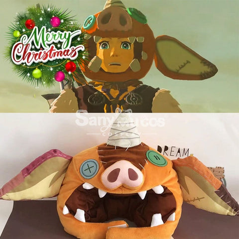 【In Stock】Game The Legend Of Zelda Link Bokoblin Hat Cosplay Prop