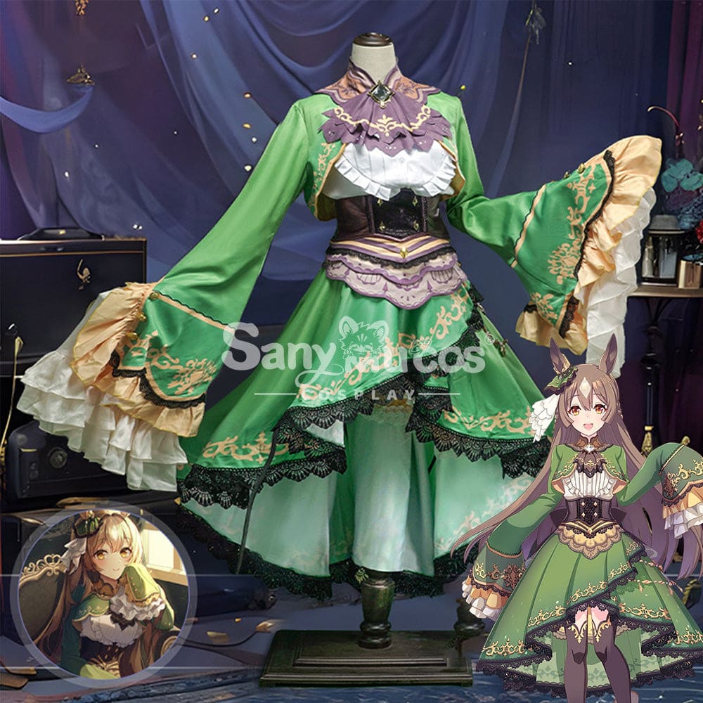 【In Stock】Game Uma Musume Pretty Derby Cosplay Satono Diamond Costume Plus Size Costumes