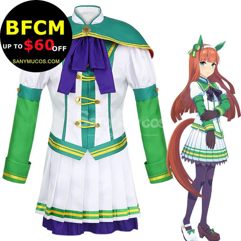 【In Stock】Game Uma Musume Pretty Derby Cosplay Silence Uniform Cosplay Costume Cosplay Costumes