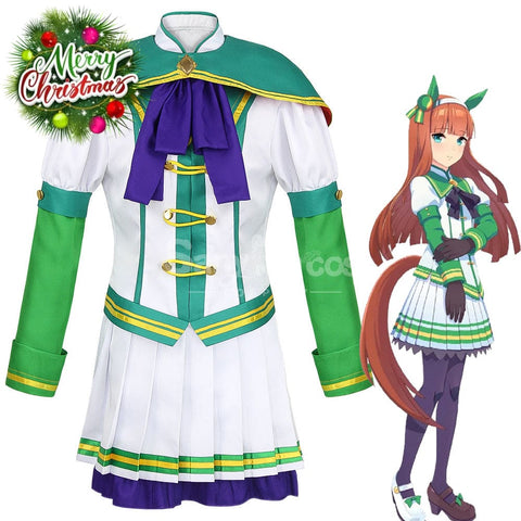 【In Stock】Game Uma Musume Pretty Derby Cosplay Silence Uniform Cosplay Costume Cosplay Costumes