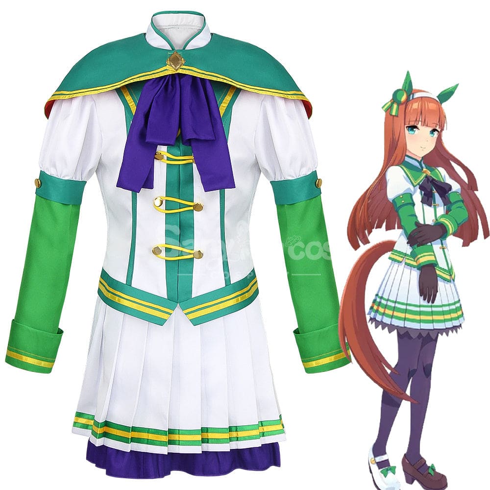 【In Stock】Game Uma Musume Pretty Derby Cosplay Silence Uniform Cosplay Costume Cosplay Costumes