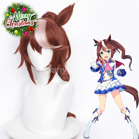 【In Stock】Game Uma Musume Pretty Derby Cosplay Tokai Teio Cosplay Wig Cosplay Wigs