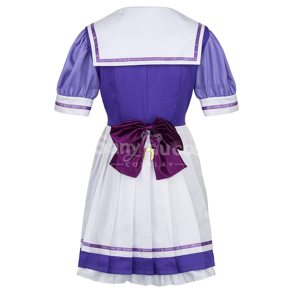 【In Stock】Game Uma Musume Pretty Derby Cosplay Tracy Purple Uniform Cosplay Costume Cosplay Costumes