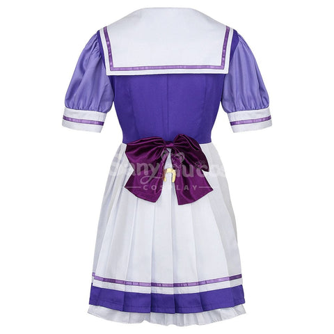 【In Stock】Game Uma Musume Pretty Derby Cosplay Tracy Purple Uniform Cosplay Costume Cosplay Costumes